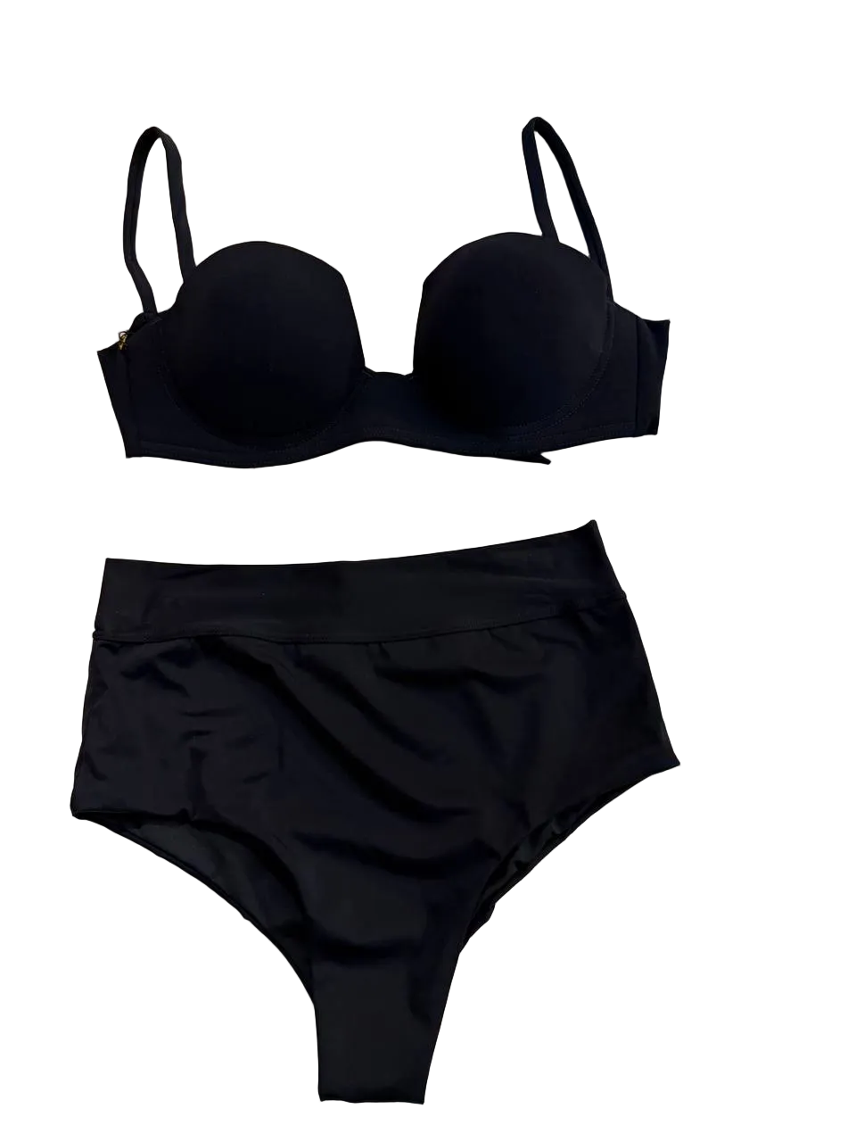 Aguaclara Classical Black Two-Piece Swimsuit