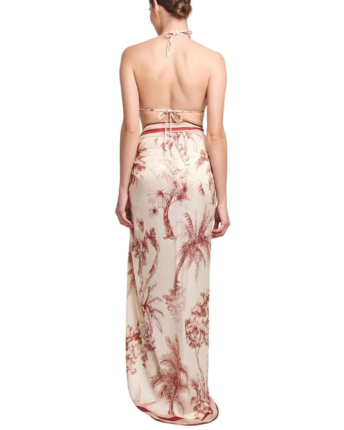 Aguaclara Dior Provence Women Pareo with Red Print