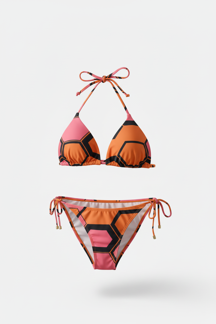 Aguaclara Geometry Two-Piece Swimsuit