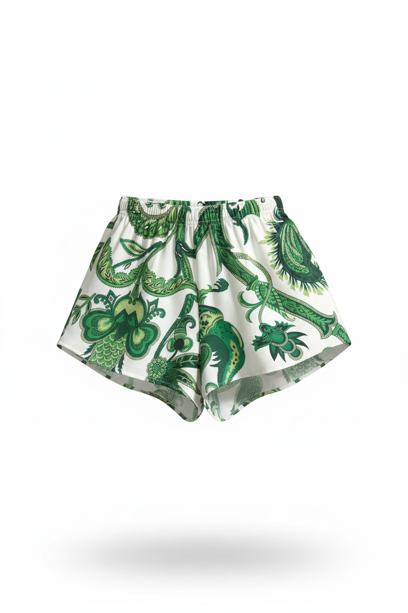 Aguaclara La Verde Silk Shorts