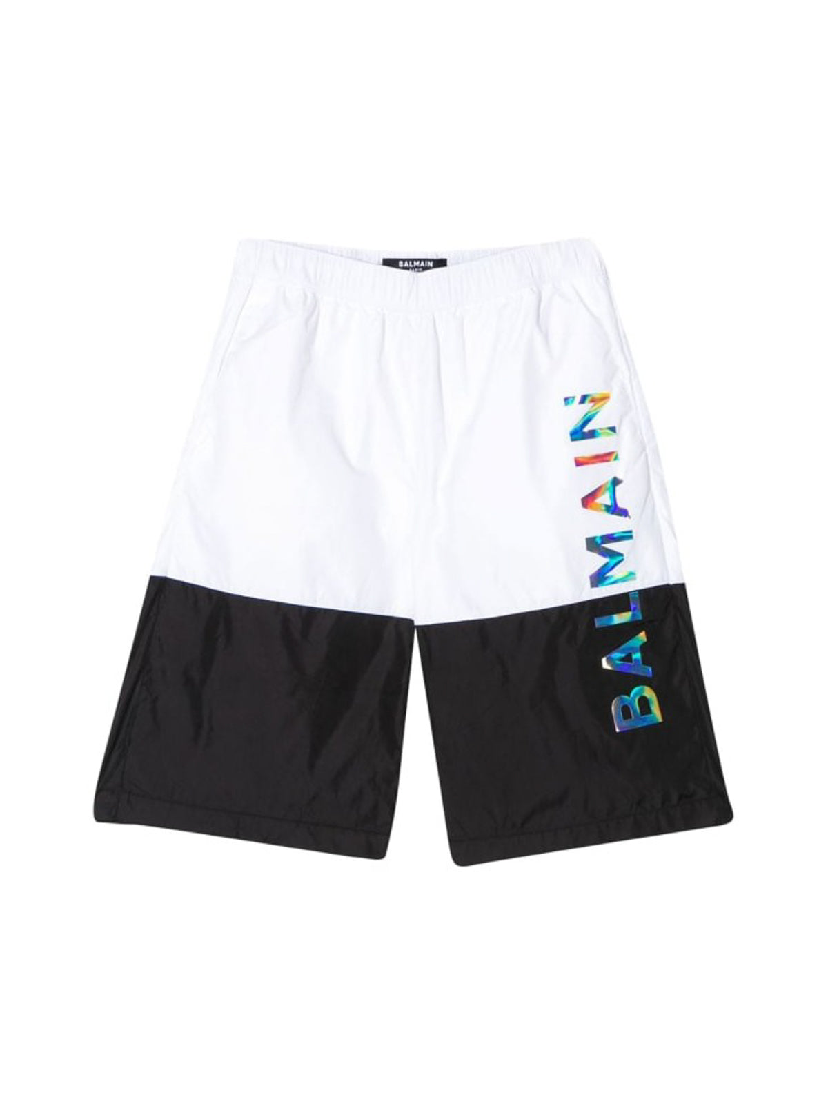 Balmain White Swimwear Shorts
