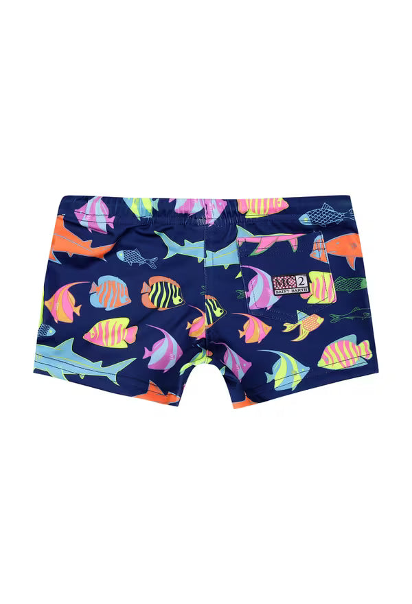 MC2 Saint Barth Colored Fish Swim Boxers Briefs