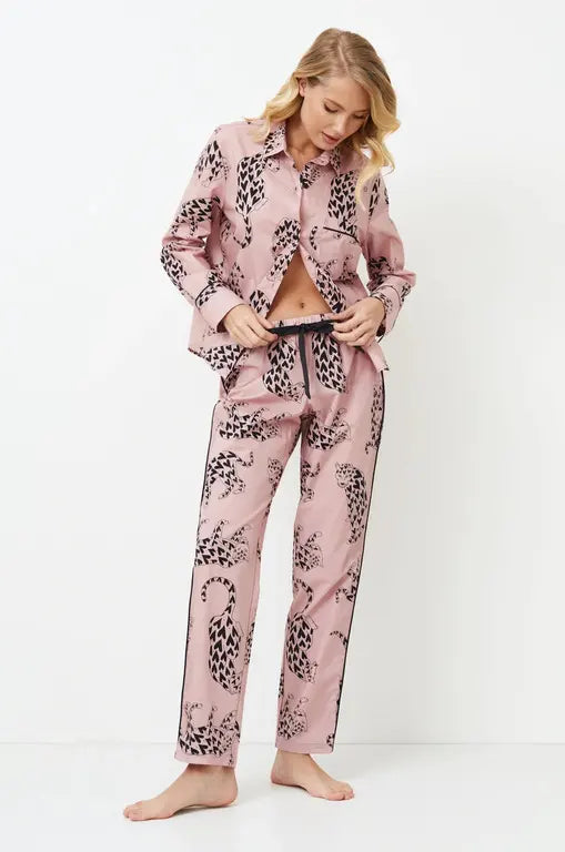 Aruelle Brenda Long Sleeve Pajamas Set Aruelle Loungewear Pajamas