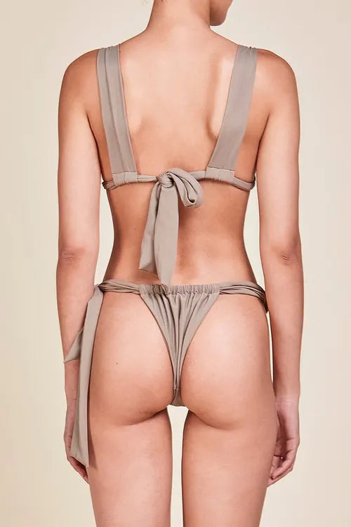 Aguaclara Concha Tie Side Bikini Bottom
