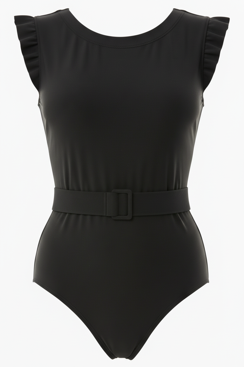 SHAN FASHION ELEGANT HIGH-NECK ONE-PIECE