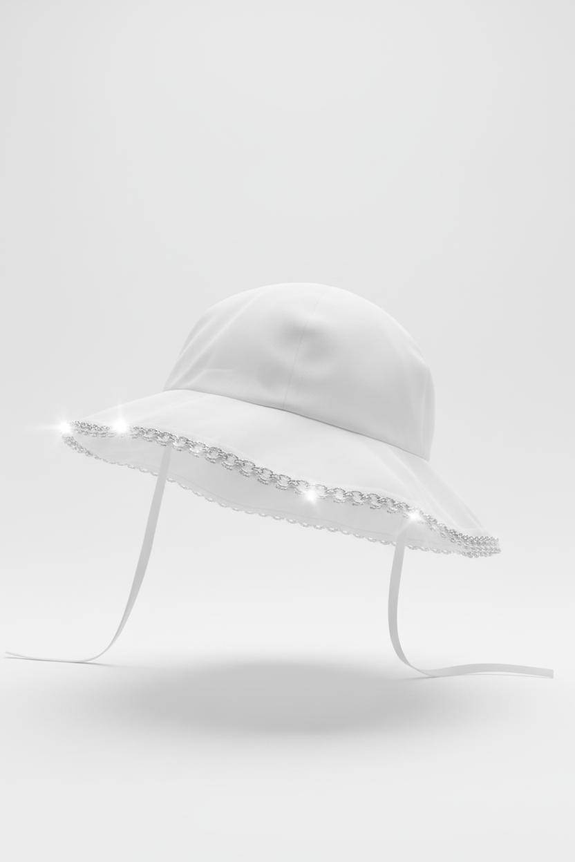 Chloe Panama White Embroidery