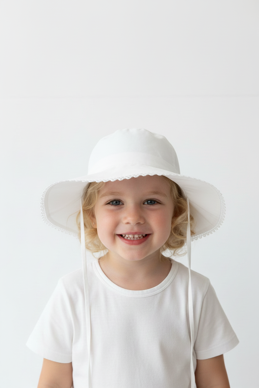 Chloe Panama White Embroidery