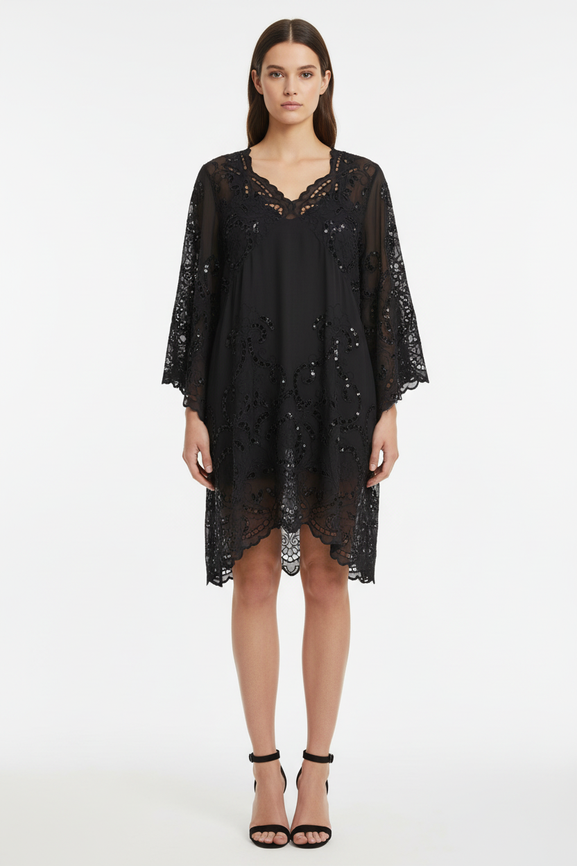 Dana Tunic Black Lace