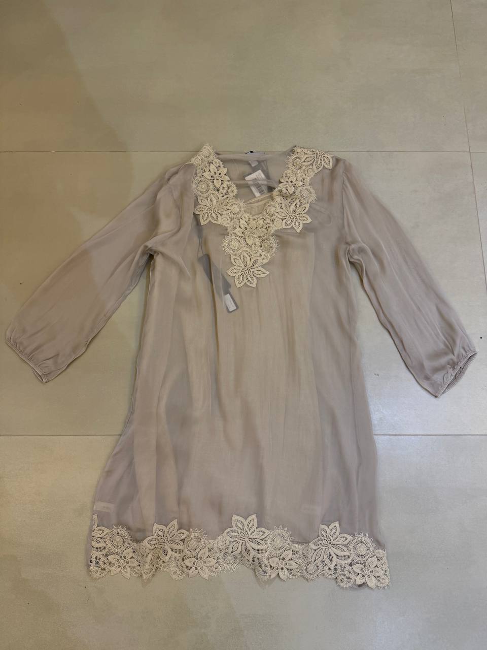 Dana Tunic with sundress beige lining