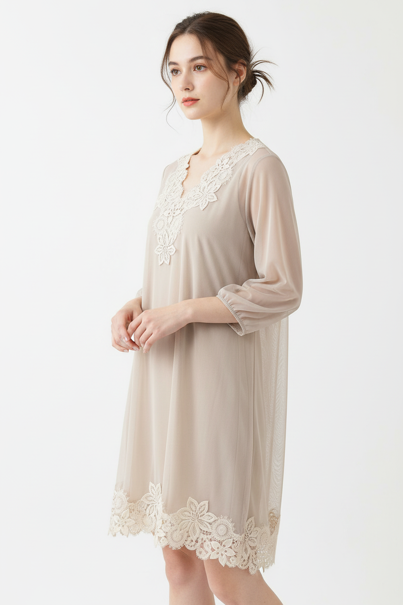 Dana Tunic with sundress beige lining