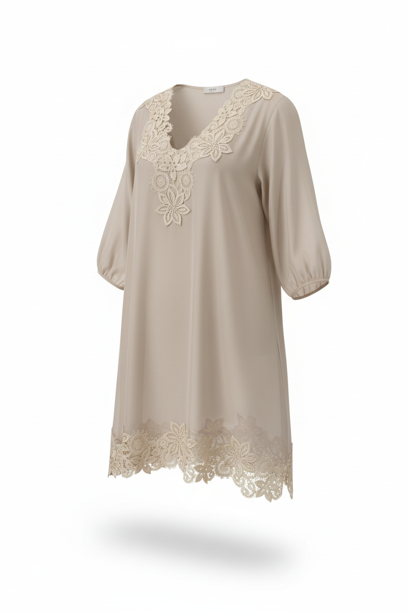 Dana Tunic with sundress beige lining