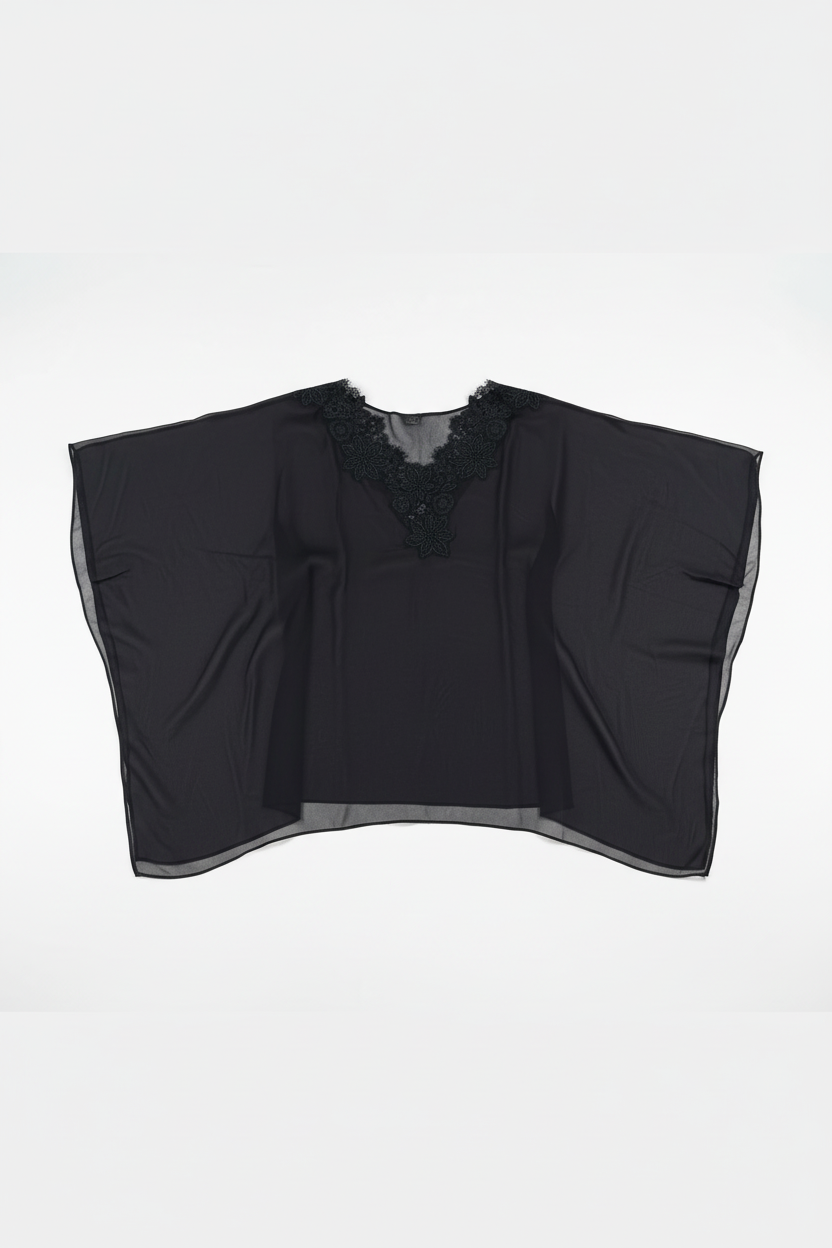 Dana Women Tunic Cover Up Black