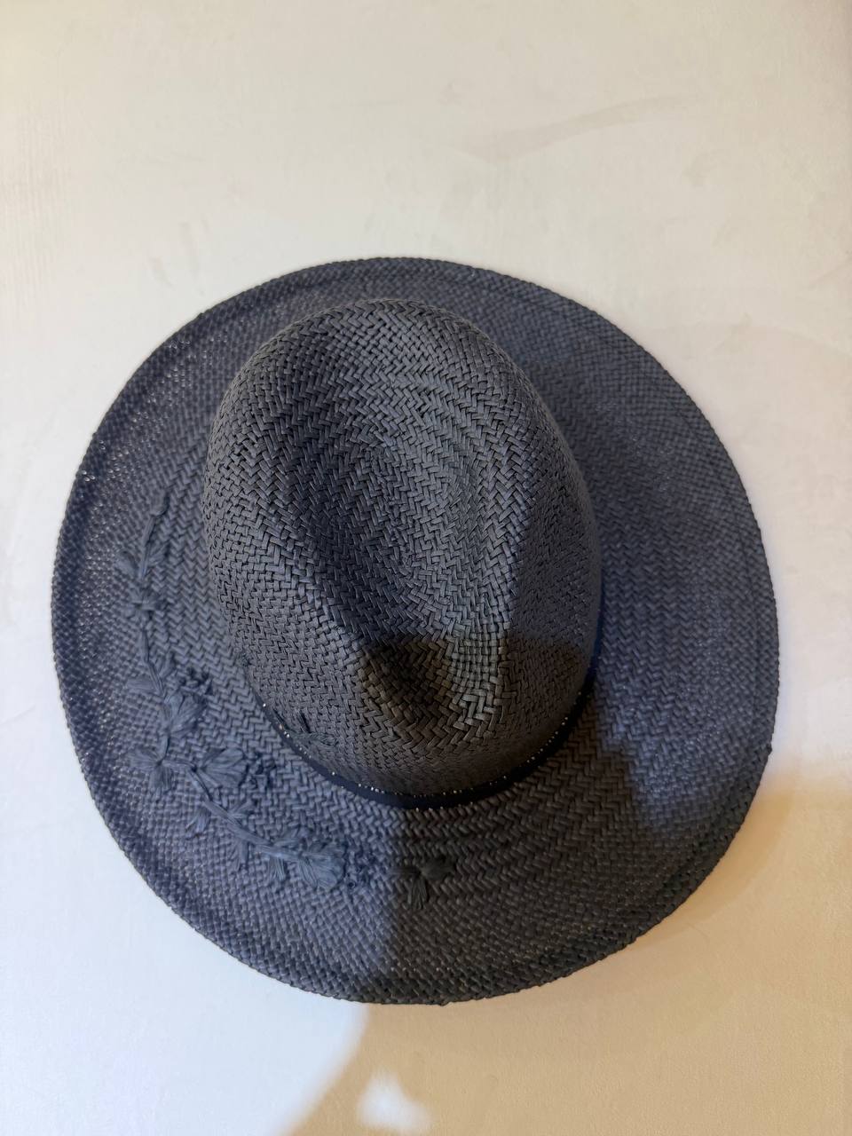 Elise Garreau Black Michelle Straw Hat