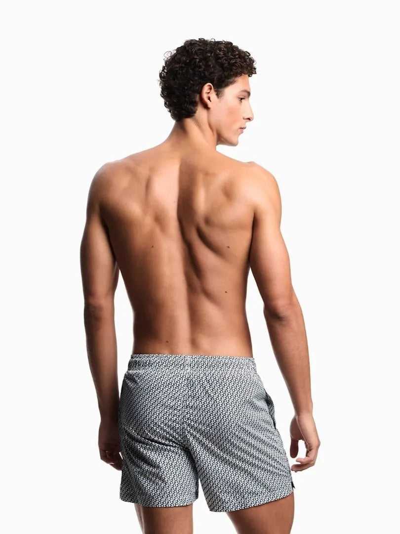 Emporio Armani Pattern Mix Swim Shorts for Men