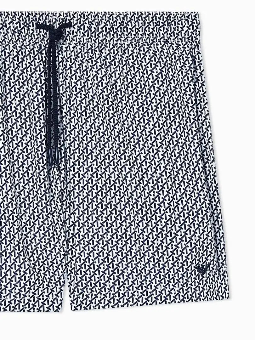 Emporio Armani Pattern Mix Swim Shorts for Men