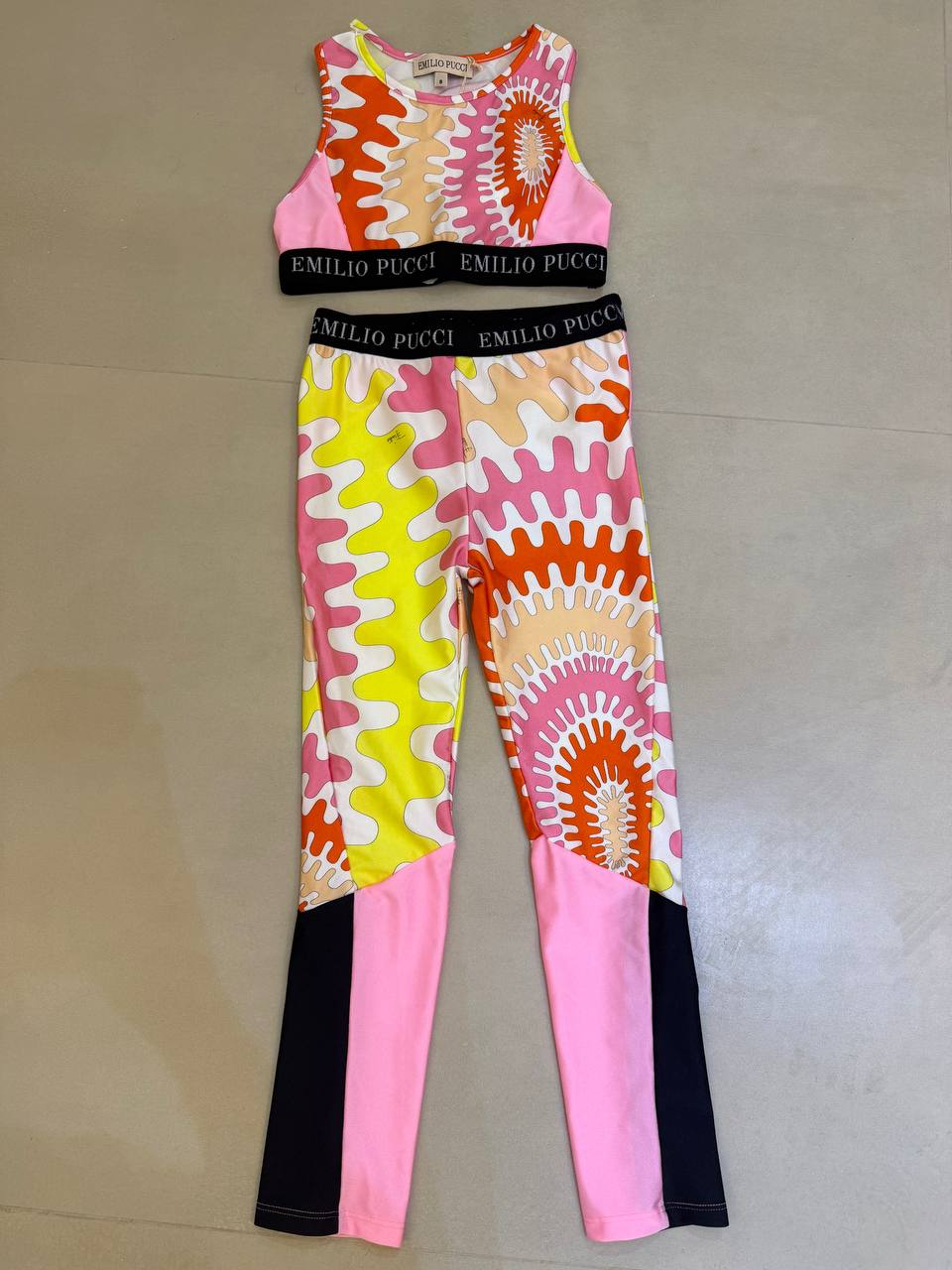 Emilio Pucci Set Sports Leggings and Top