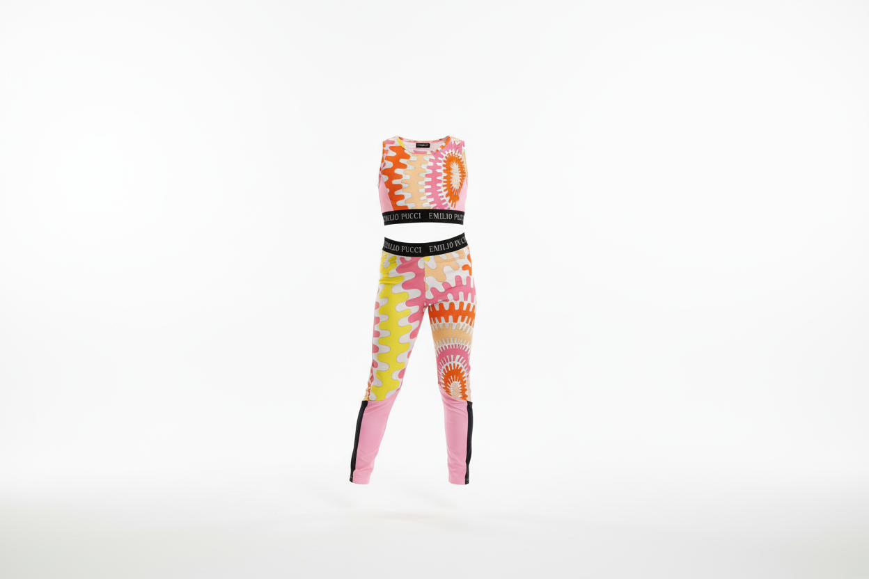 Emilio Pucci Set Sports Leggings and Top