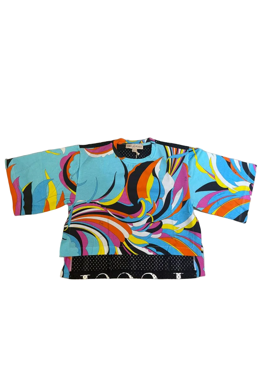Emilio Pucci T-Shirt Black Mesh