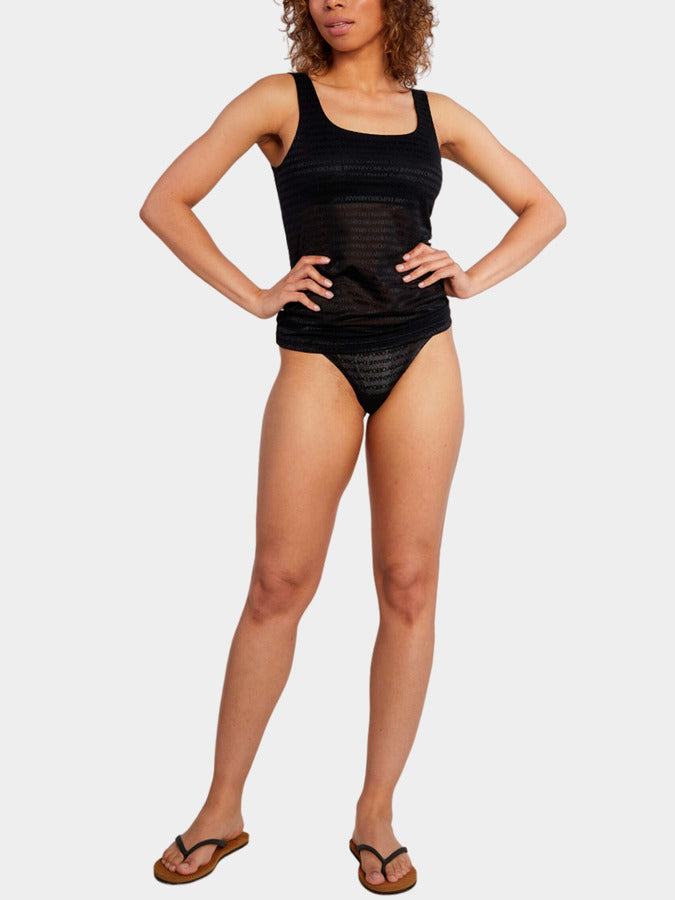 Emporio Armani Black Women Tank Top