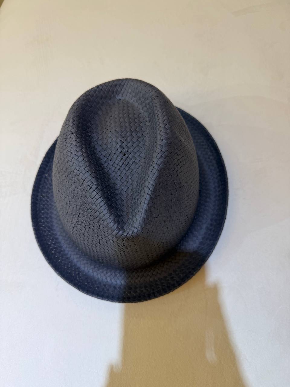 Emporio Armani Junior Straw Blue Hat