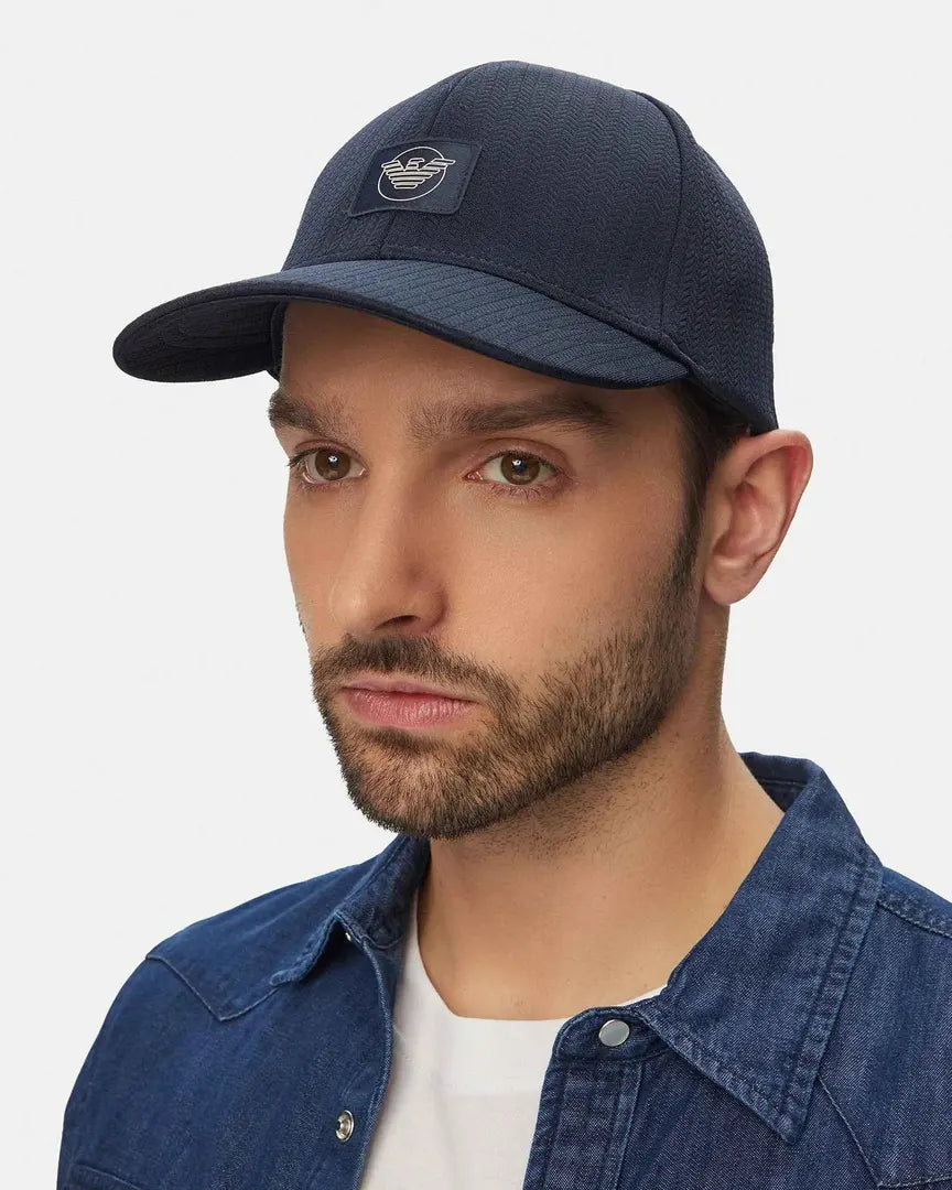 Emporio Armani Satin Label Men Baseball Cap