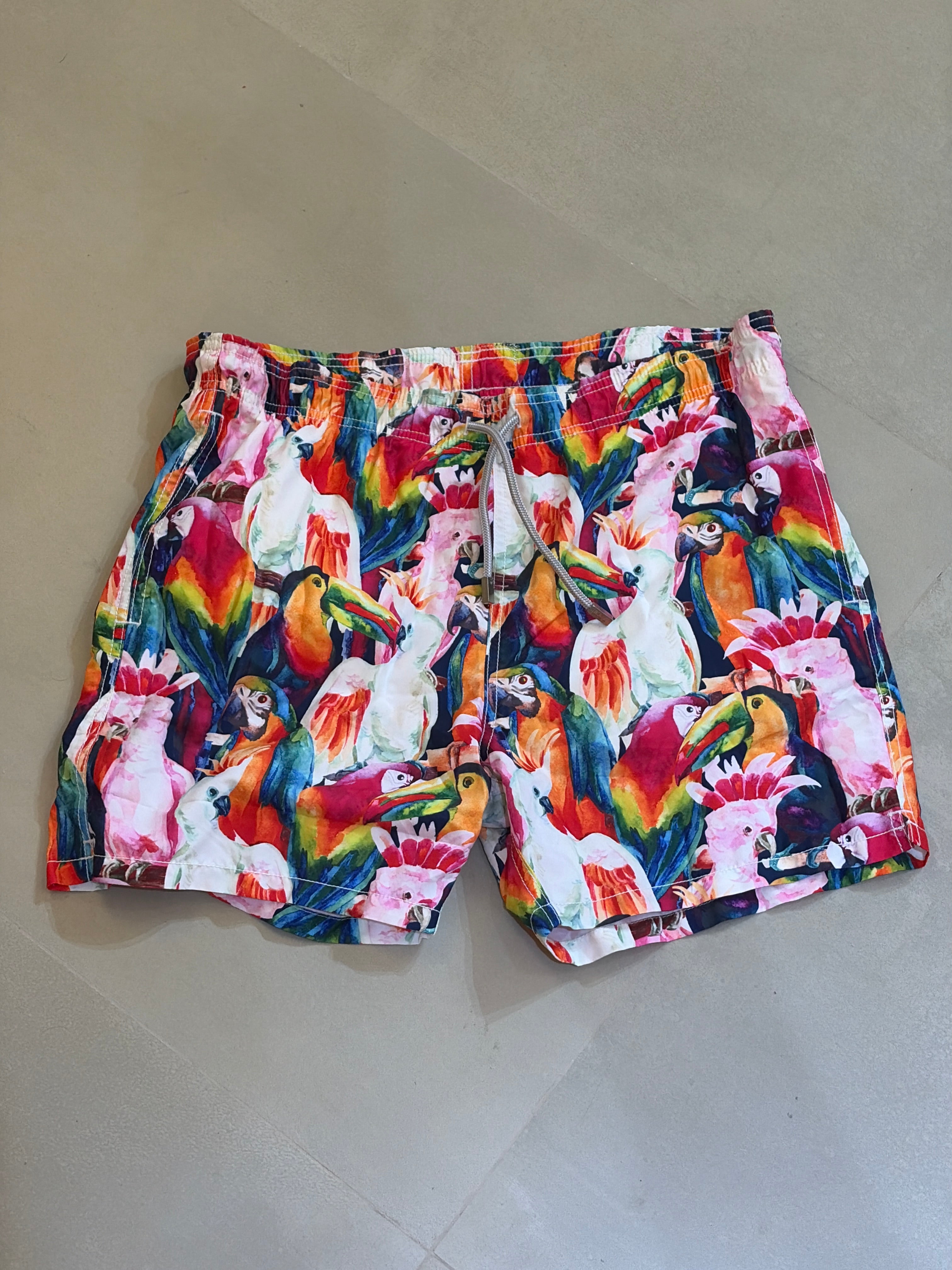 MC2 Saint Barth Parrot Men Swim Shorts