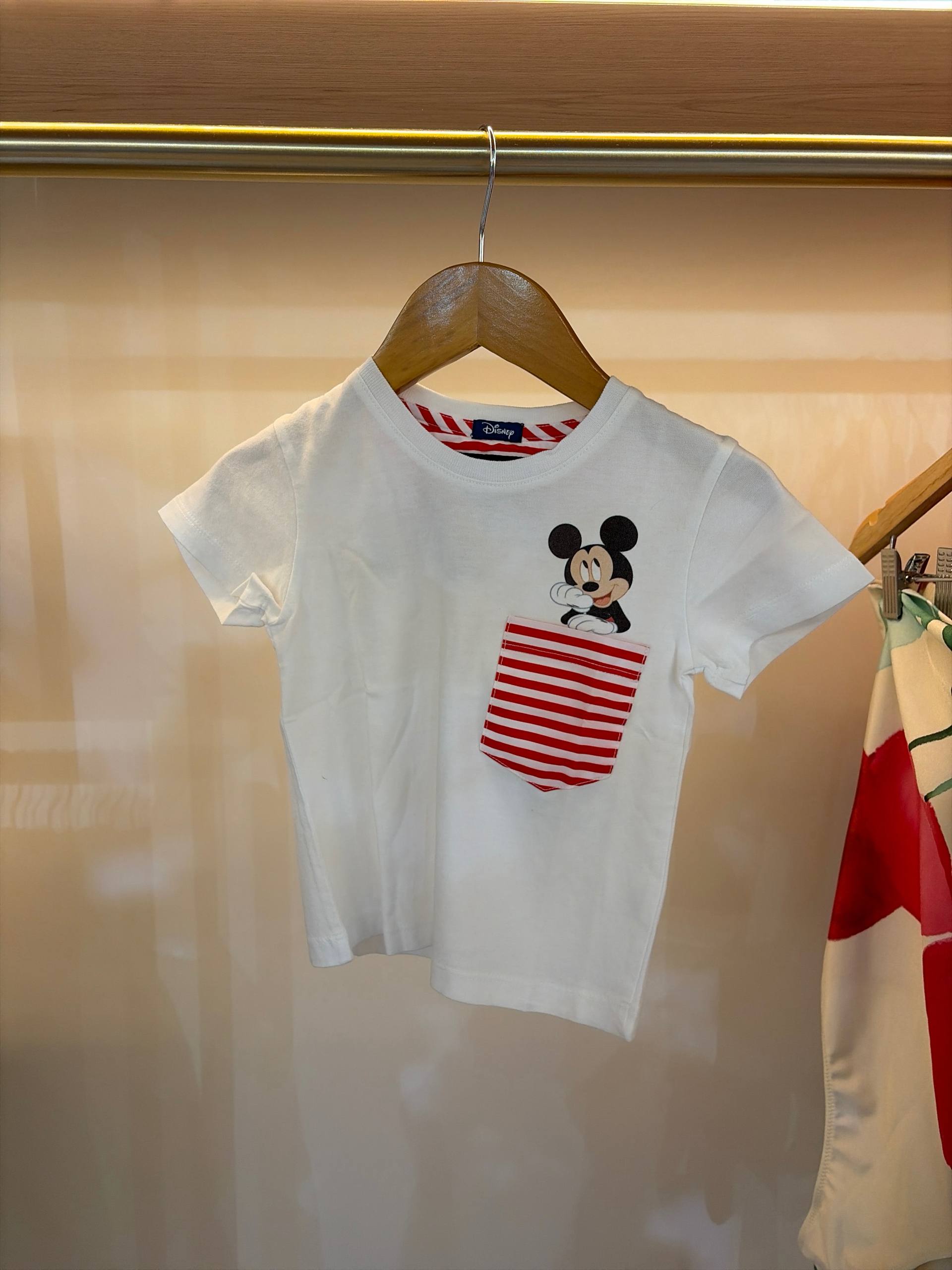MC2 Saint Barth T-shirt White MICKEY MOUSE children's