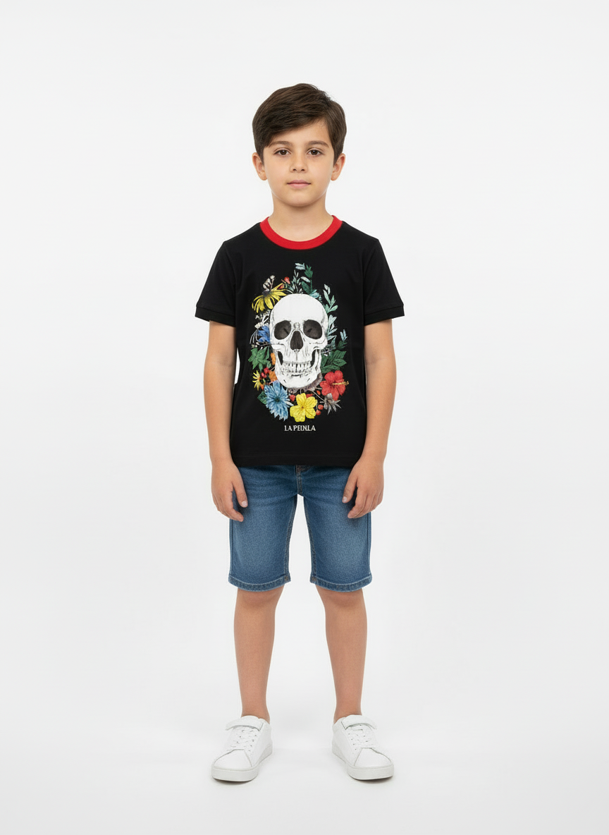 La Perla T-Shirt Black Skull