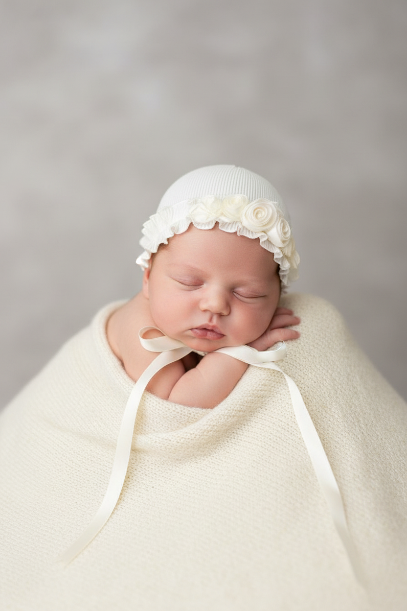 Ladia Milk Gafre Babies Hat