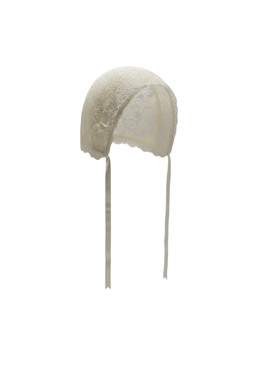Ladia Milk Lace Baby Hat