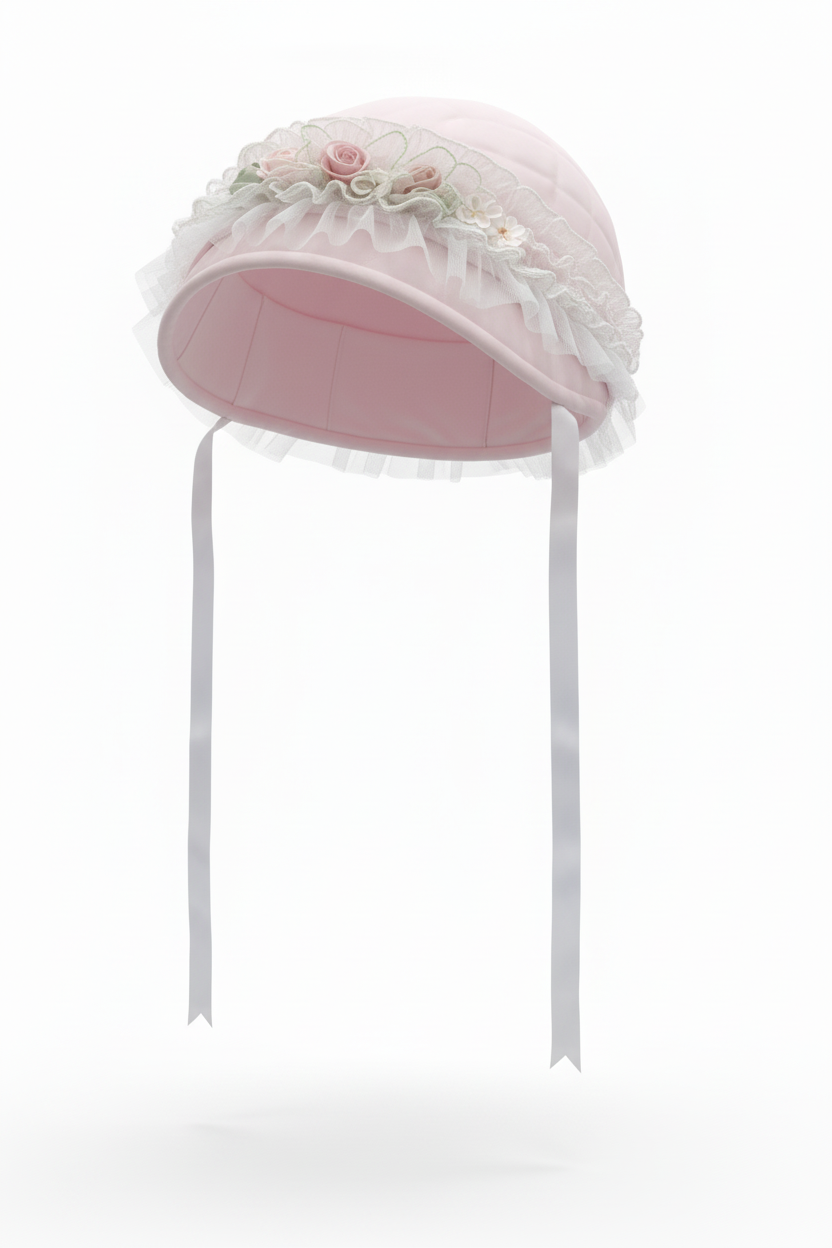 Ladia Newborn Roses Baby Hat