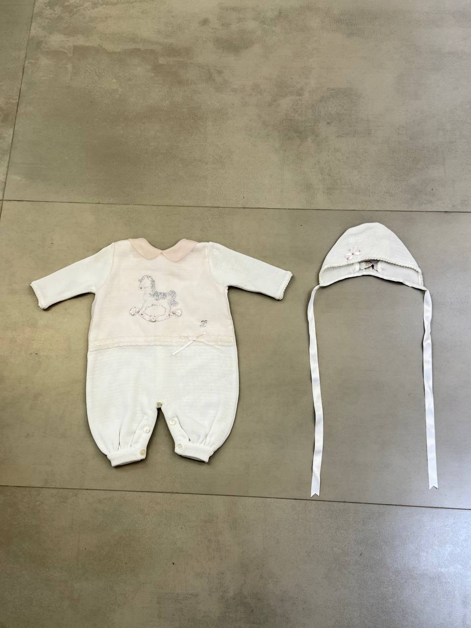 Ladia Romper and Hat Horse