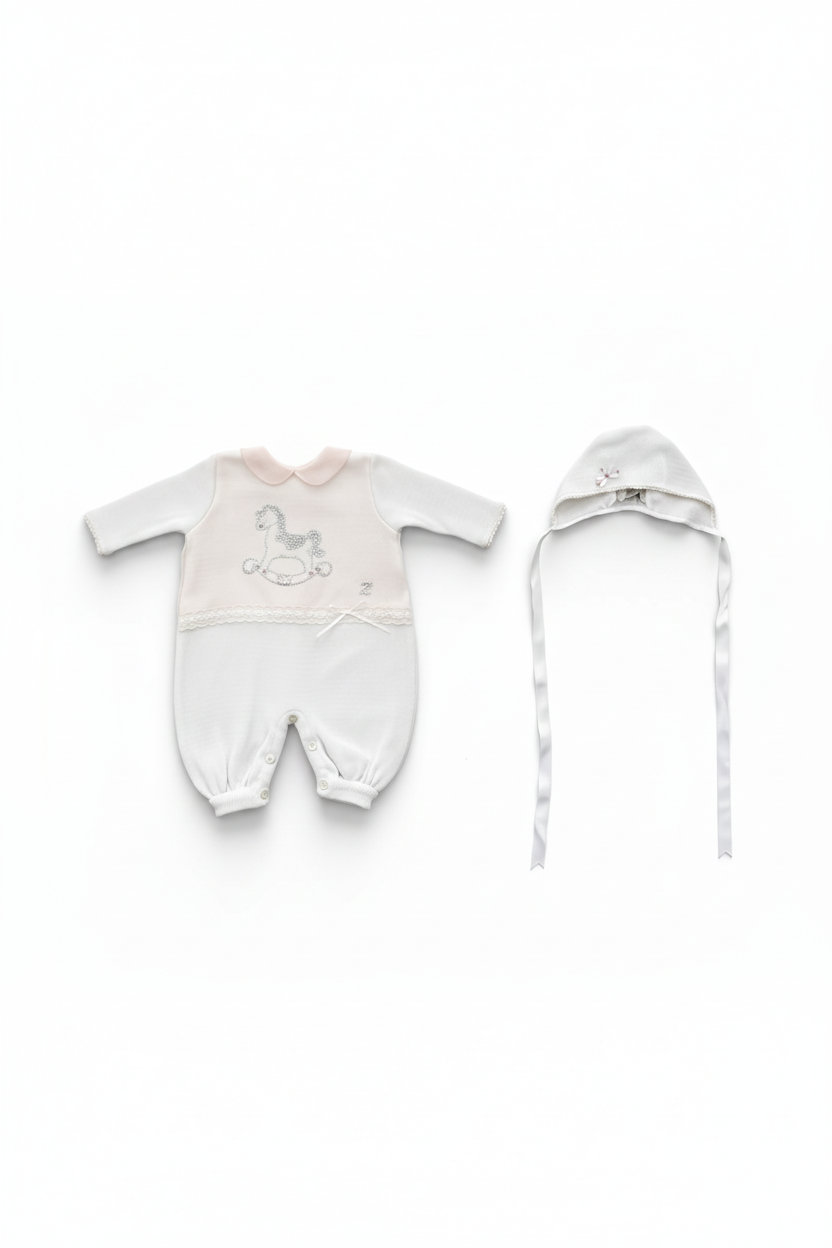 Ladia Romper and Hat Horse