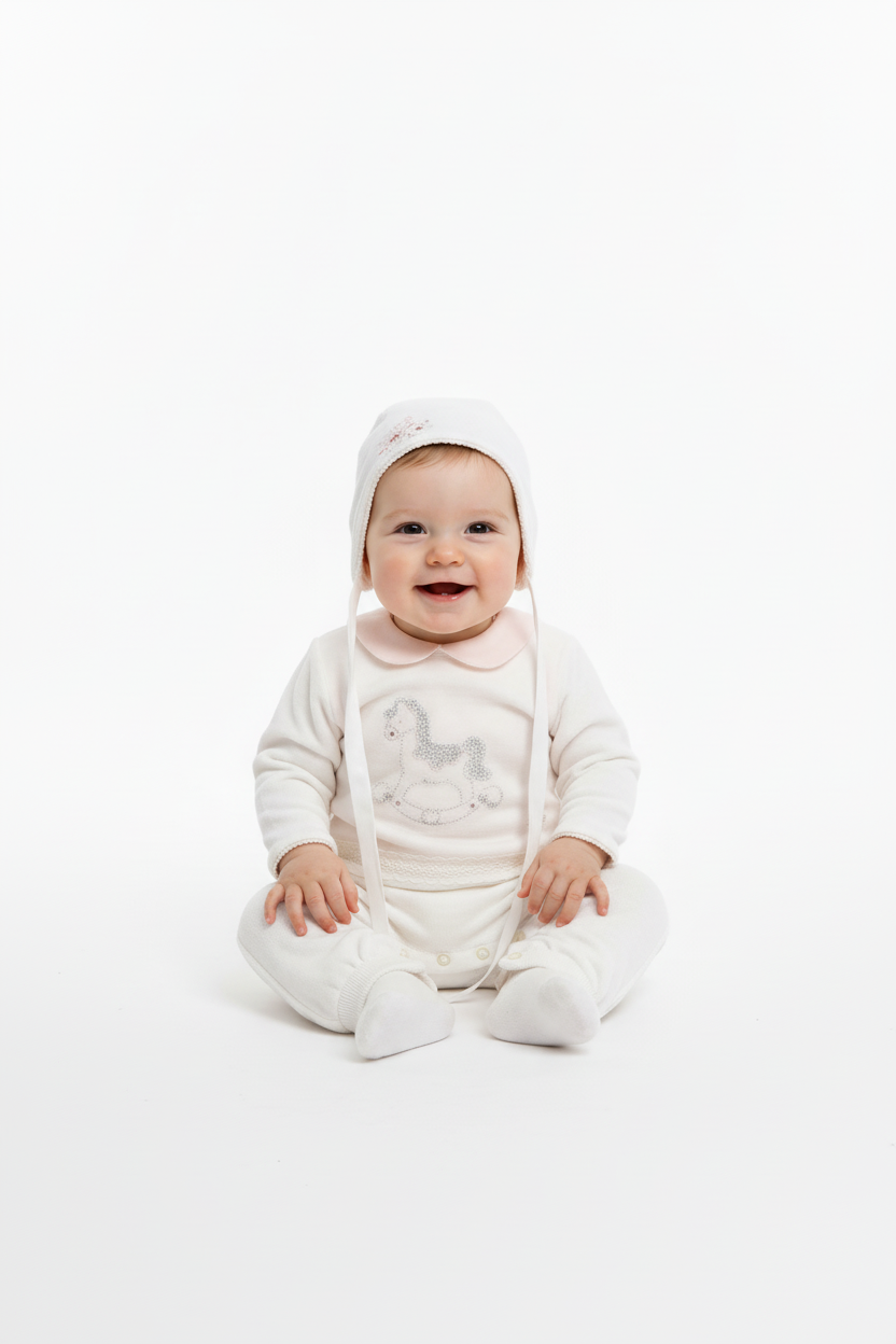 Ladia Romper and Hat Horse