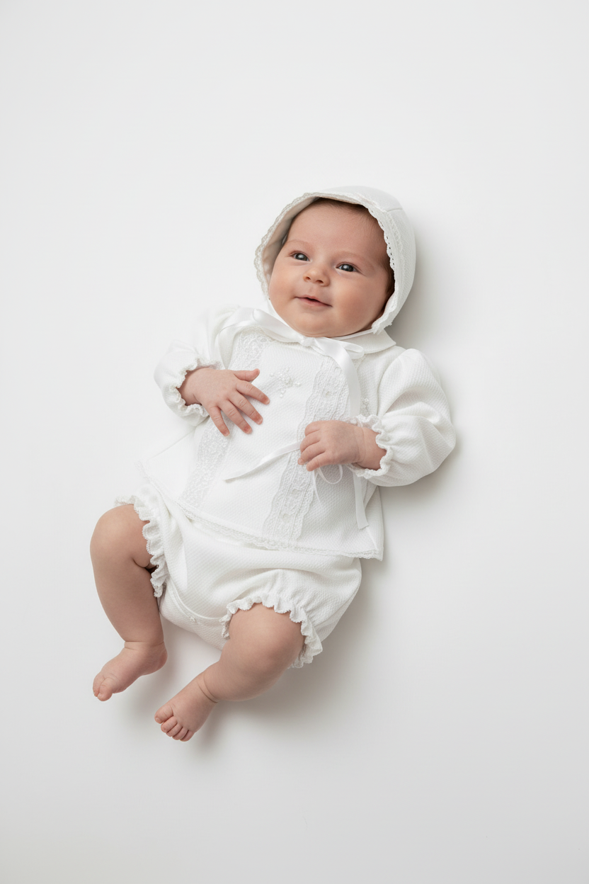 Ladia Set Christening Hat