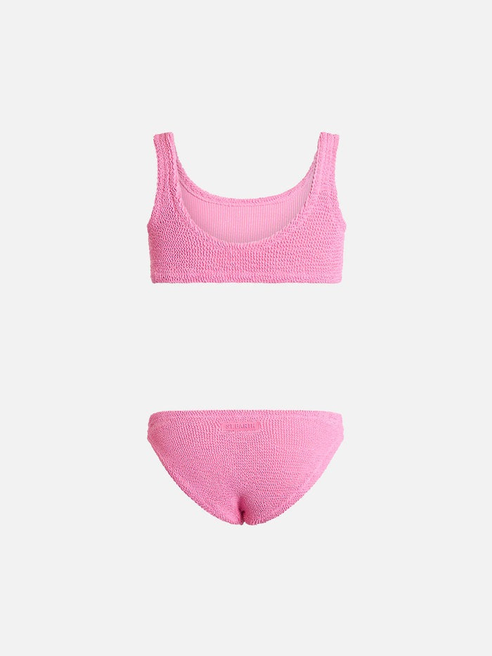 MC2 Saint Barth Baker Crinkle Girl's Swimsuit Two Pieces