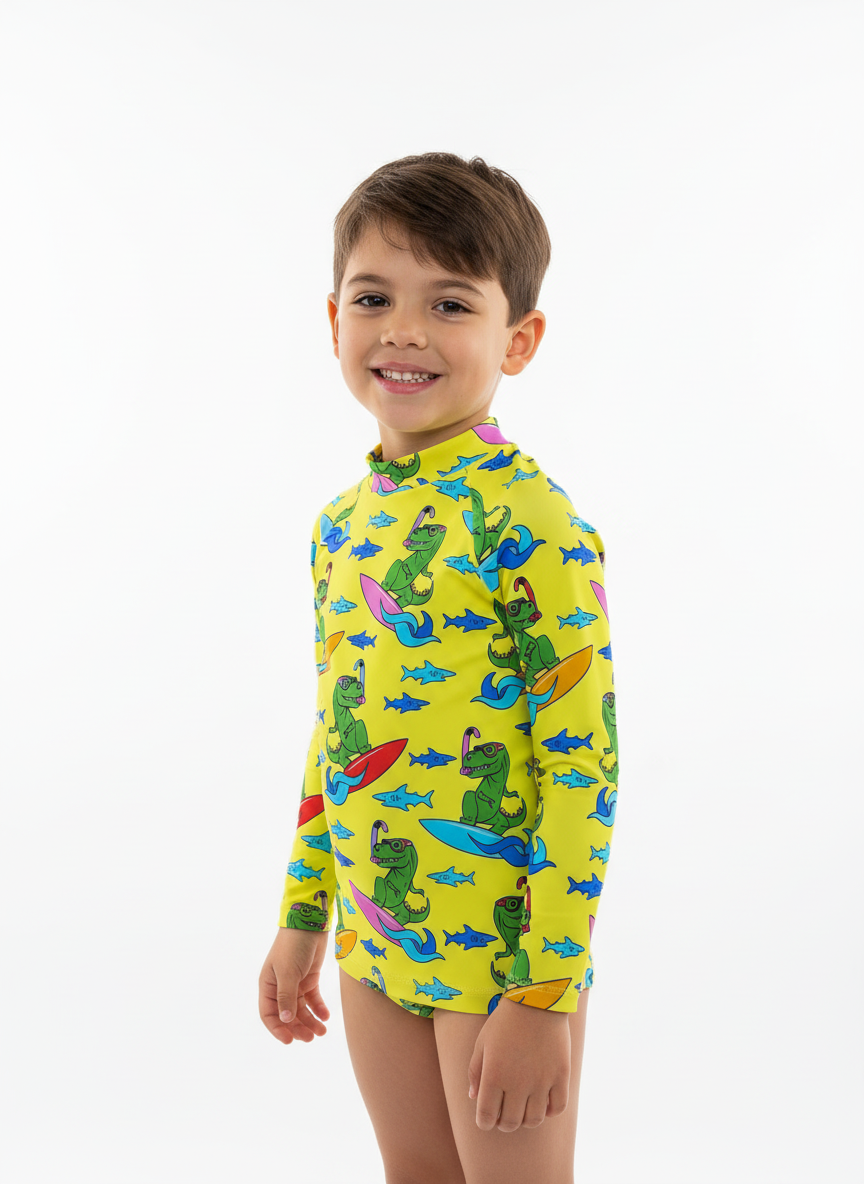 MC2 Saint Barth Boys Beach Long Sleeve T-Shirt