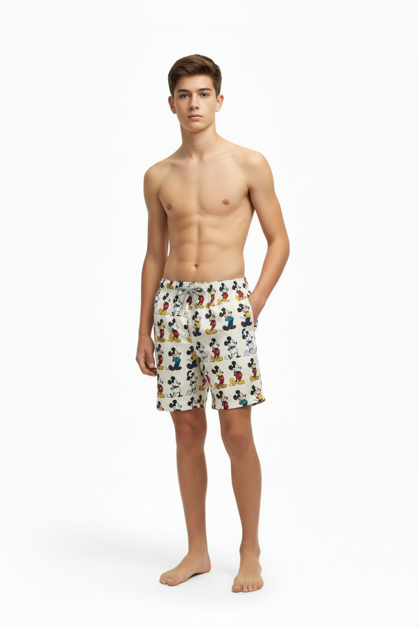 MC2 Saint Barth Boys Swim Shorts Mickey Jean
