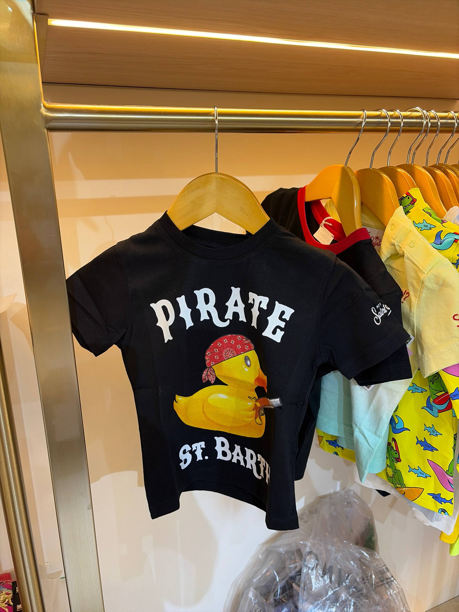 MC2 Saint Barth Boys T-Shirt with Ducky Pirates Print
