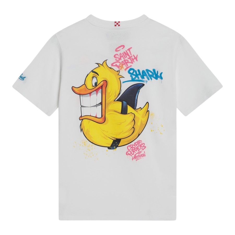 MC2 Saint Barth Boys White Cotton T-Shirt