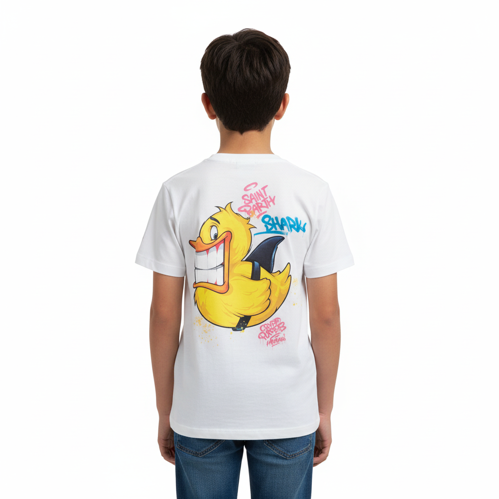 MC2 Saint Barth Boys White Cotton T-Shirt