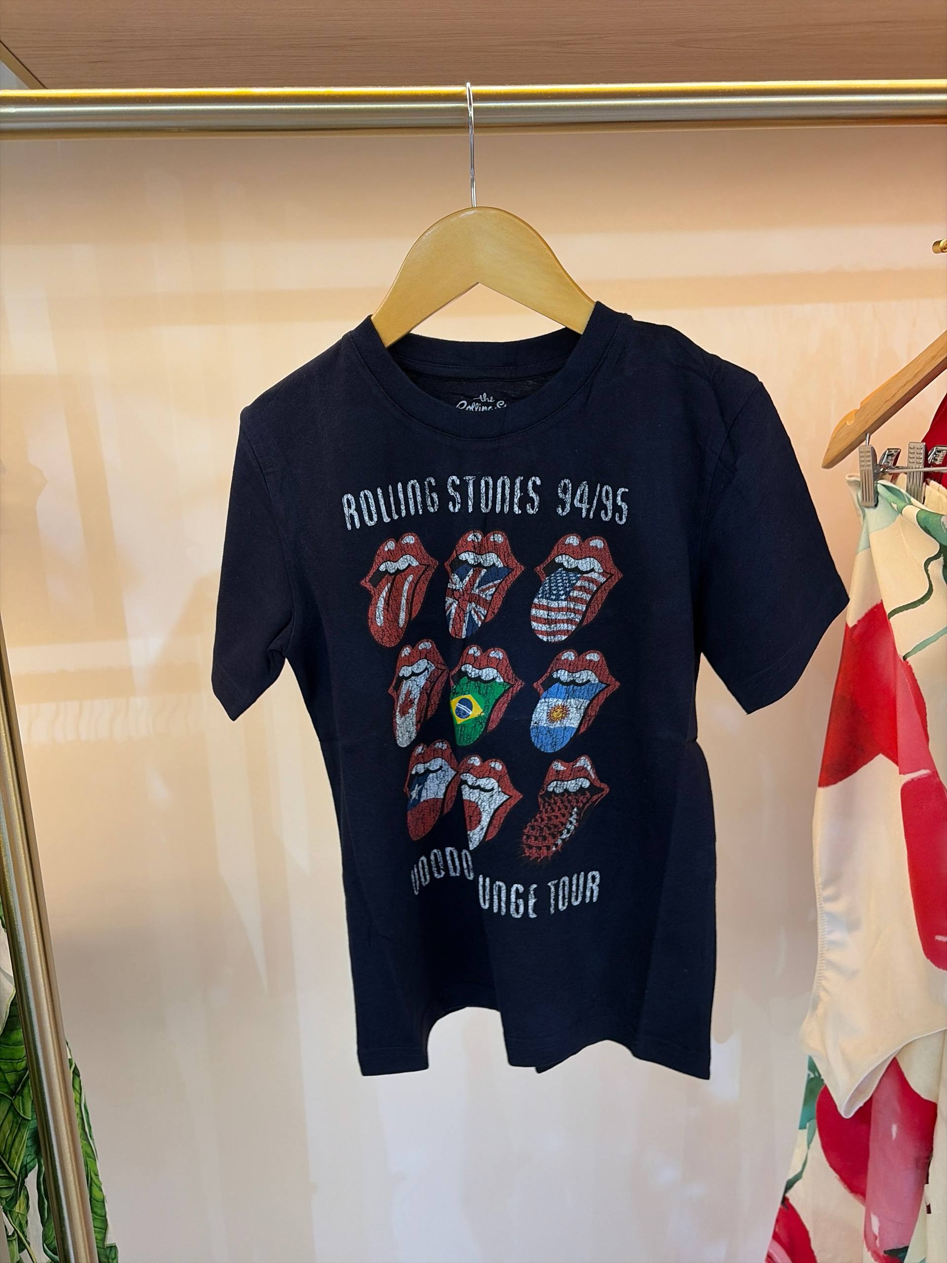 MC2 Saint Barth Children's Black ROLLING STONES T-Shirt