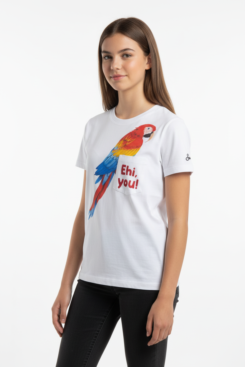 MC2 Saint Barth Children's T-shirt Parrots EDDY