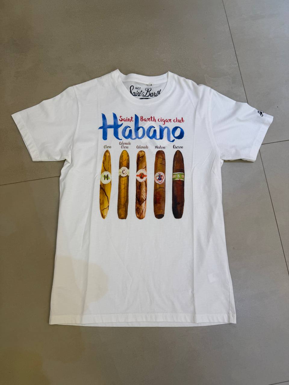 MC2 Saint Barth Cigars Men's T-Shirt White