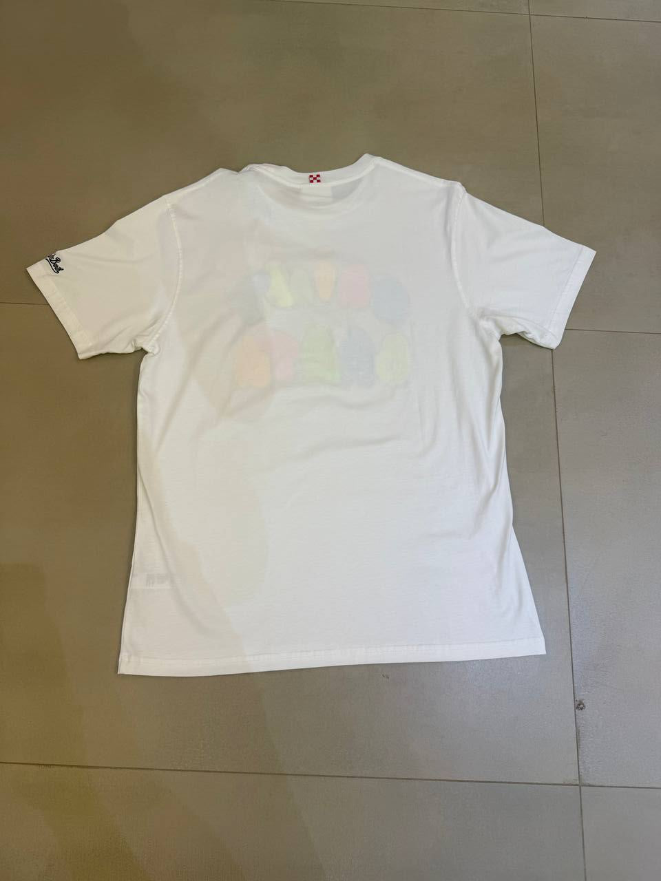 MC2 Saint Barth Colored White Man T-Shirt