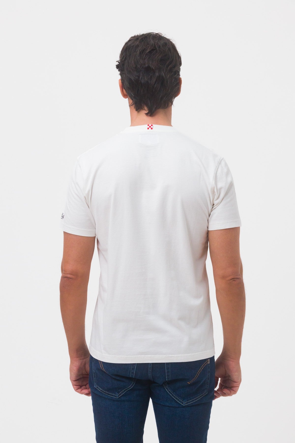 MC2 Saint Barth Colored White Man T-Shirt