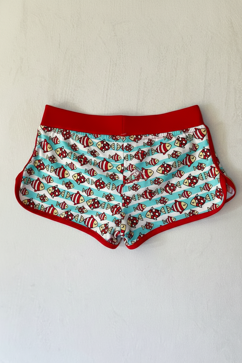 MC2 Saint Barth Fish Girls Swim Shorts