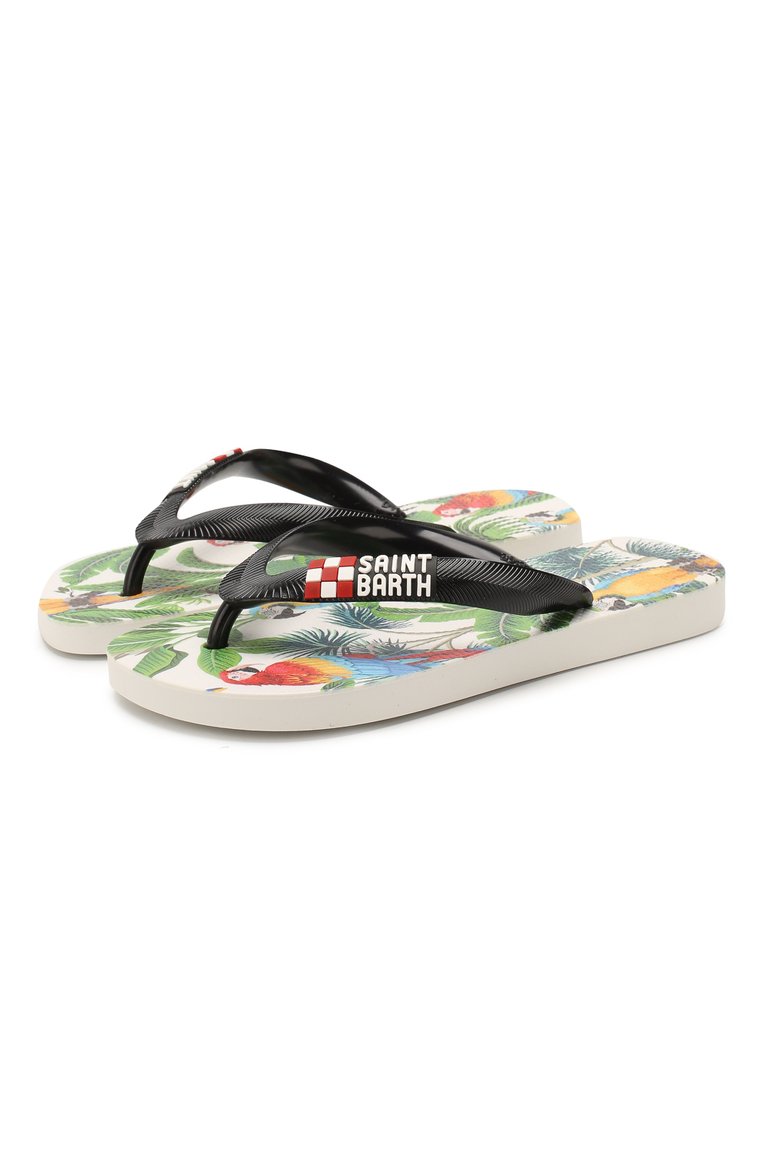 MC2 Saint Barth Flip Flop for Children with Parrots
