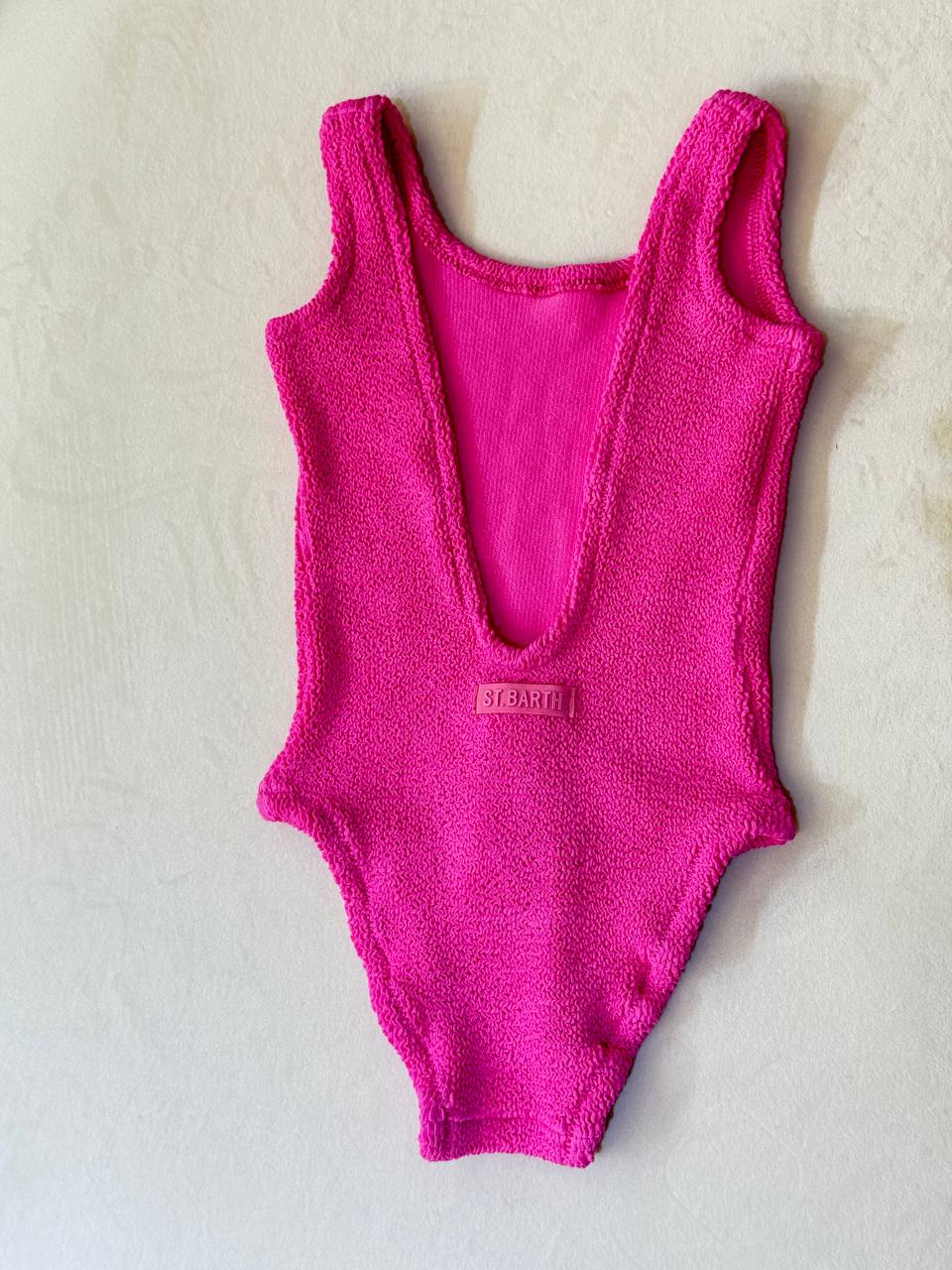 MC2 Saint Barth Fuchsia Girls One-Piece Swimsuit