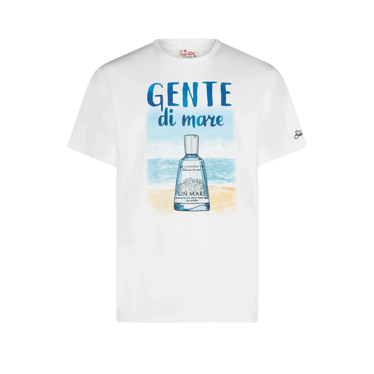 MC2 Saint Barth Gin Mare Man T-Shirt White
